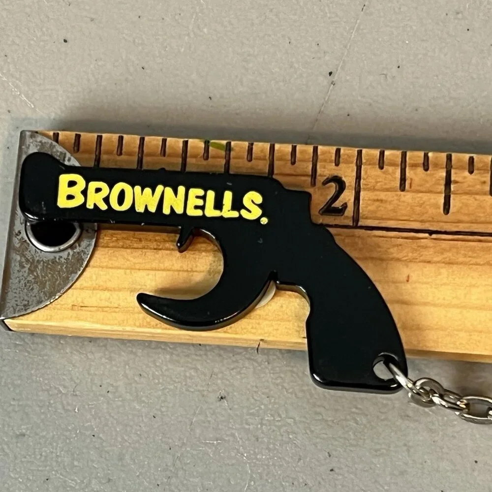 Brownells Gunsmith Keychain Bottle Opener Metal